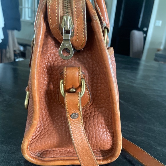 VINTAGE AUTHENTIC DOONEY & BOURKE Leather Top Handle Convertible Bag - Picture 4 of 14